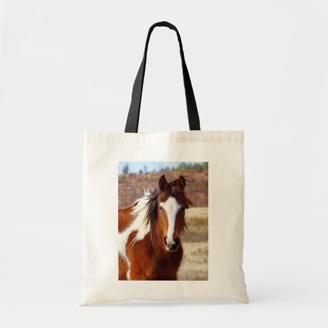 Las bolsas de asas hermosas del caballo de la (Frente)