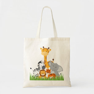 Las bolsas de asas lindas de los animales del beb