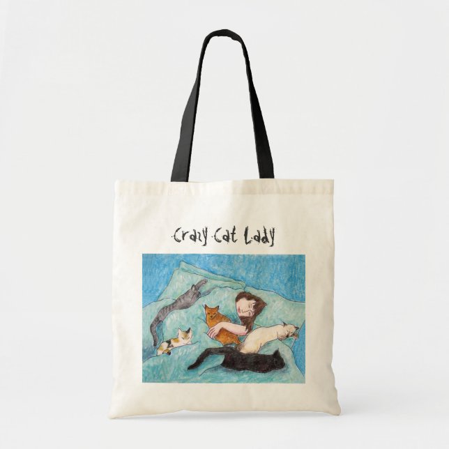 Las bolsas de asas locas de los gatos de la reina (Frente)