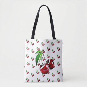 Las bolsas de asas retras de la cereza