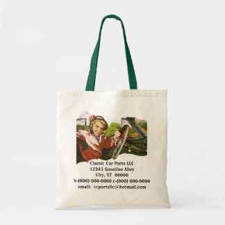 Las bolsas de asas retras de la publicidad del