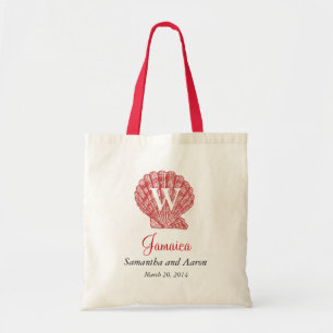 Las bolsas de asas rojas de la boda del destino