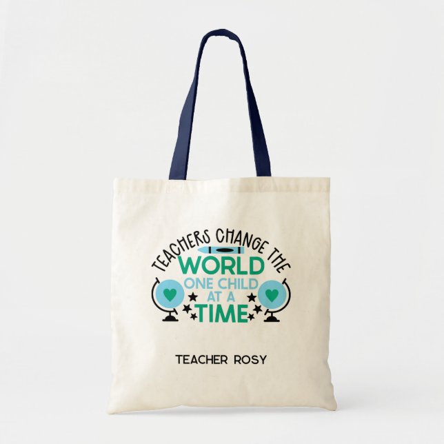 Las bolsas de té personalizadas para profesores ca (Frente)