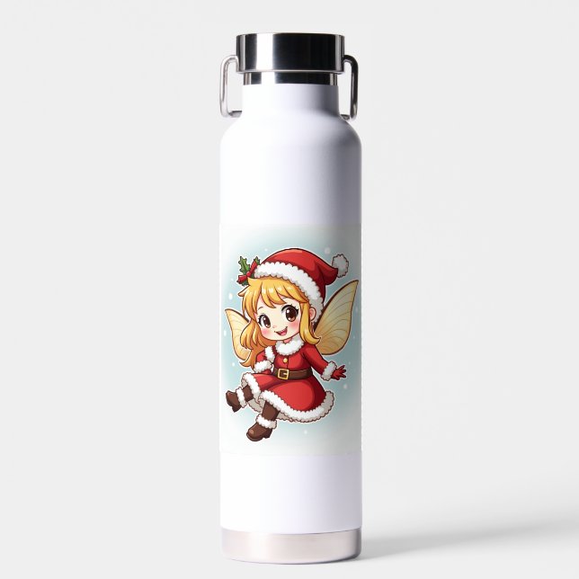 Las botellas de agua del hada de los Navidades (Delantero)