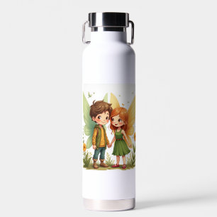 Las botellas de agua del hadas del amor