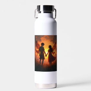 Las botellas de agua del hadas del amor