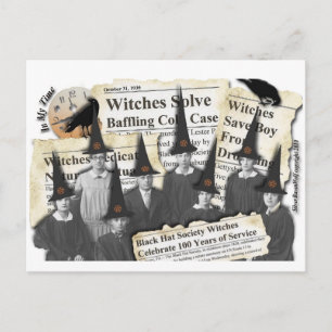¡Las brujas en las noticias! Tarjetas Postales
