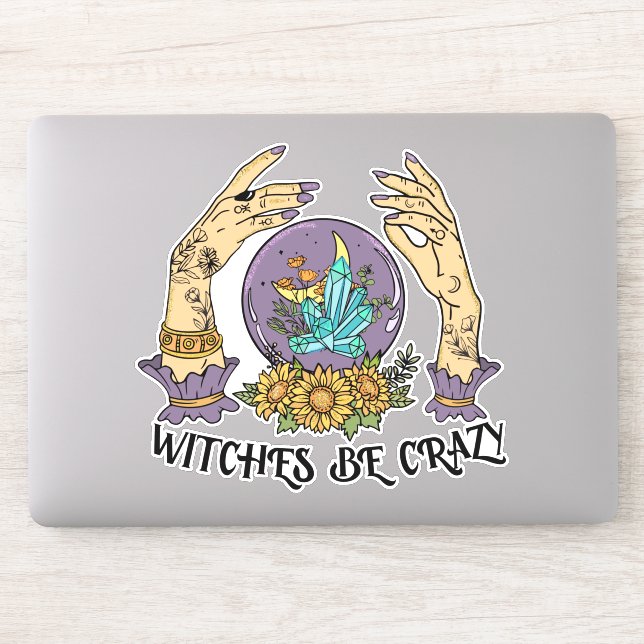 Las brujas pueden ser Pegatinas locos (Ordenador)