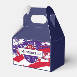 Las cajas de favores del 4 de julio a la manera es