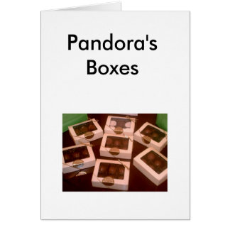 Las cajas de Pandora