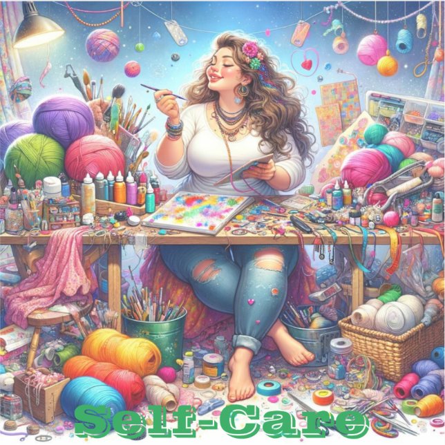 Las calcomanías de autocuidado son una gran herram (Anverso)