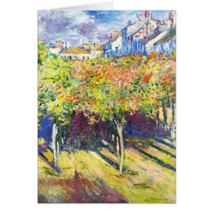 Las cales en Poissy Claude Monet se refrescan,