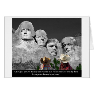 "Las calidades presidenciales del Donald "