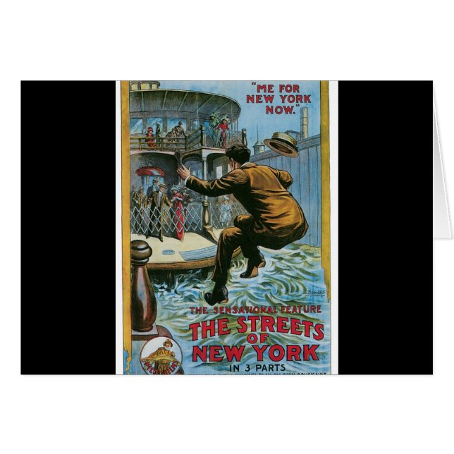 "Las calles de Nueva York " (Anverso (Horizontal))