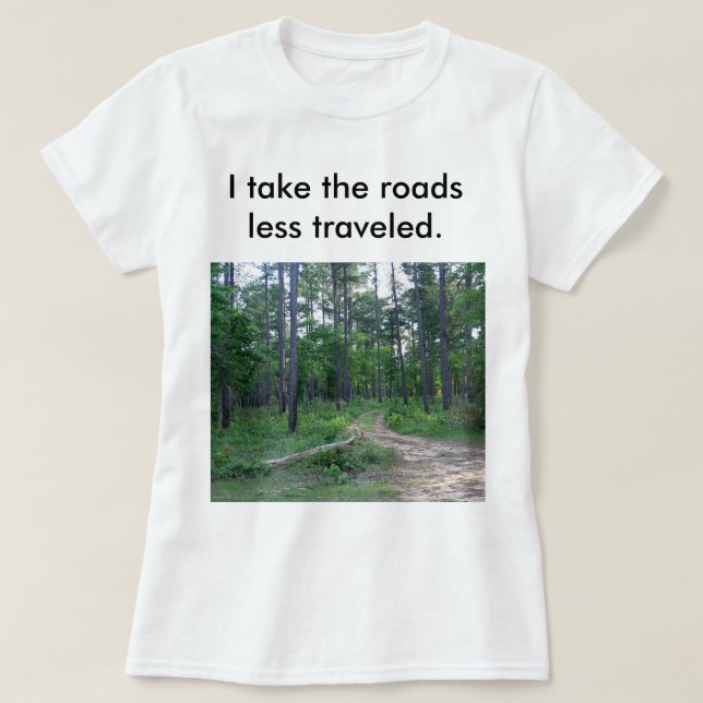 Las calles menos camisetas de mujeres viajadas (Diseño del anverso)