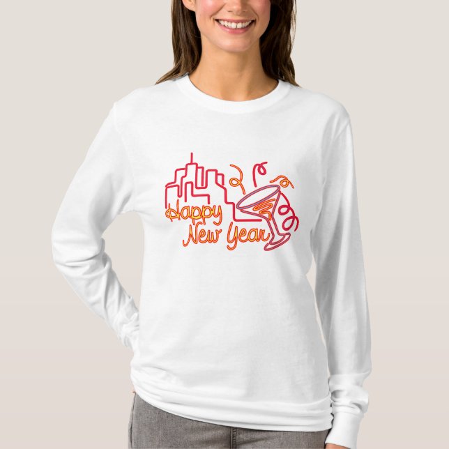 Las camisetas de la Feliz Año Nuevo (Anverso)