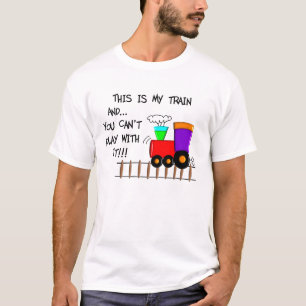 Las camisetas de los amantes del tren "esto son mi