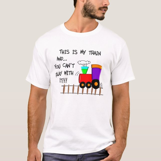 Las camisetas de los amantes del tren "esto son mi (Anverso)