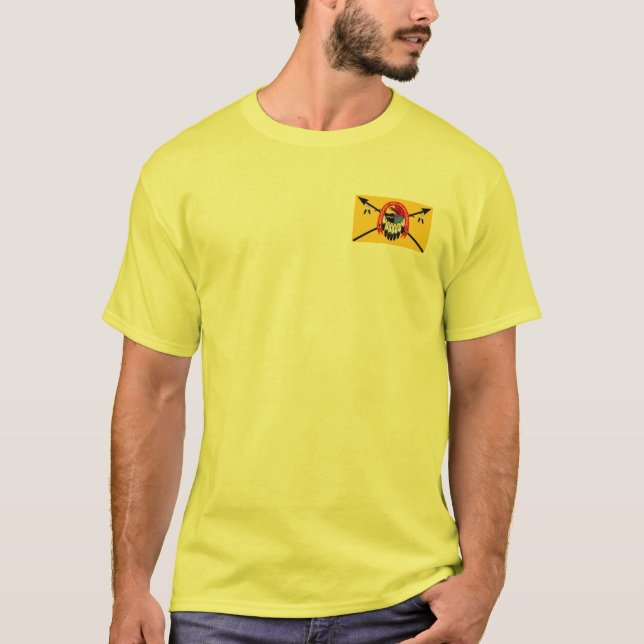 Las camisetas de los hombres de la bandera y del (Anverso)