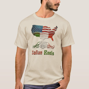 Las camisetas de los hombres italianos americanos
