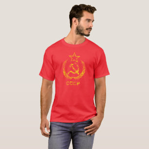 Las camisetas de los hombres usados comunista de