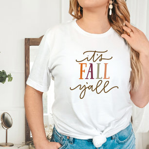 Las camisetas de otoño son todas deliciosas.