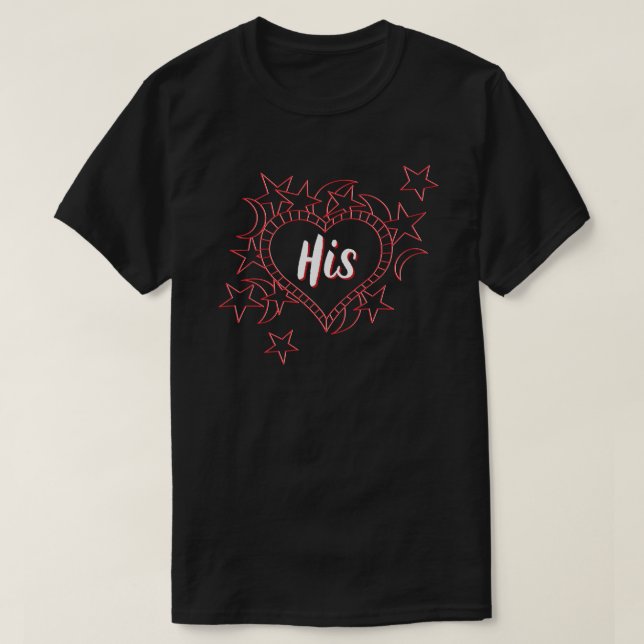 Las camisetas de San Valentín de sus parejas (Diseño del anverso)
