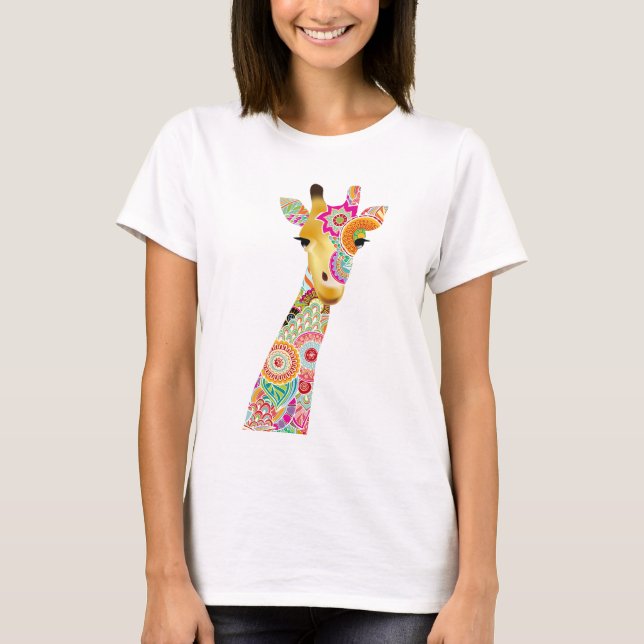 Las camisetas del modelo de las mujeres abstractas (Anverso)
