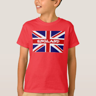 Las camisetas del niño con la bandera de Union
