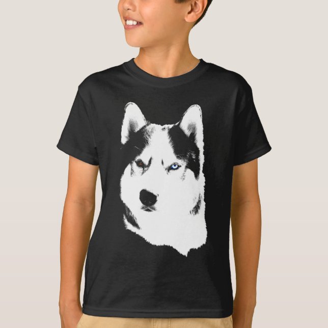 Las camisetas del niño del arte del perro del (Anverso)