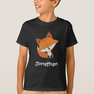 Las camisetas del niño lindo del Fox