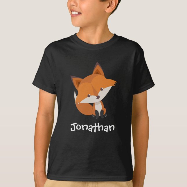 Las camisetas del niño lindo del Fox (Anverso)