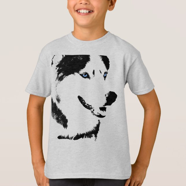 Las camisetas fornidas de la camisa del chica de (Anverso)