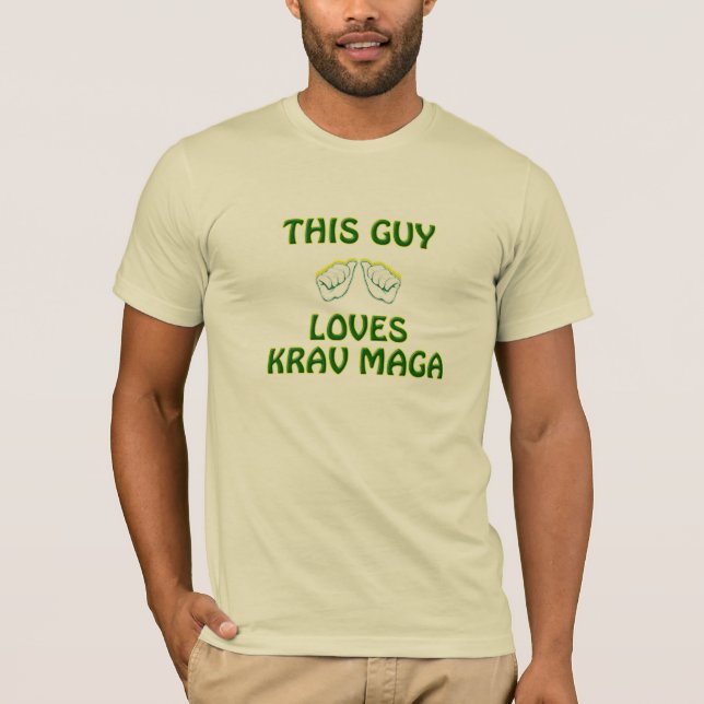 Las camisetas para hombre de Krav Maga del mundo (Anverso)