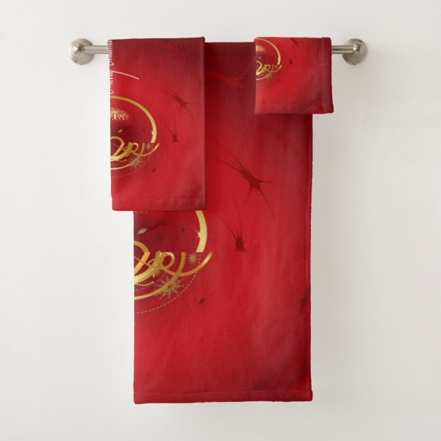 Las campanas de noel tienen Navidades rojos bonito (In situ)