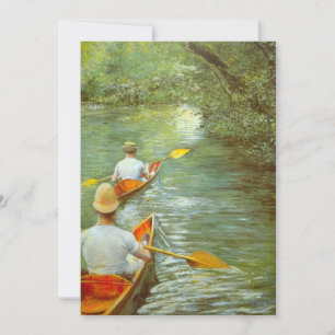 Las canoas, perissoires de Gustave Caillebotte