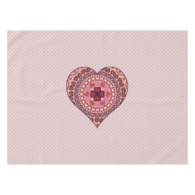 Las capas del mantel del corazón (Frente (Horizontal))