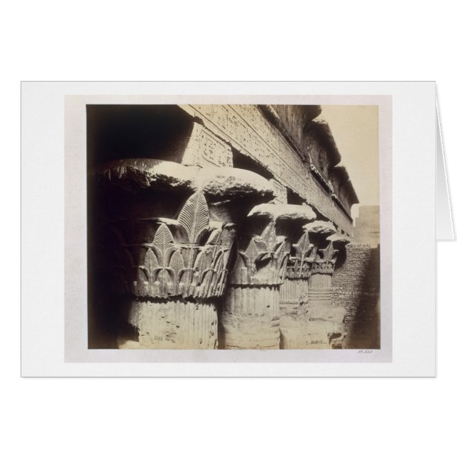 Las capitales del pórtico, templo de Khnum, Esna (Anverso (Horizontal))