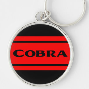 Las Carreras rojas negras rayan llavero de la