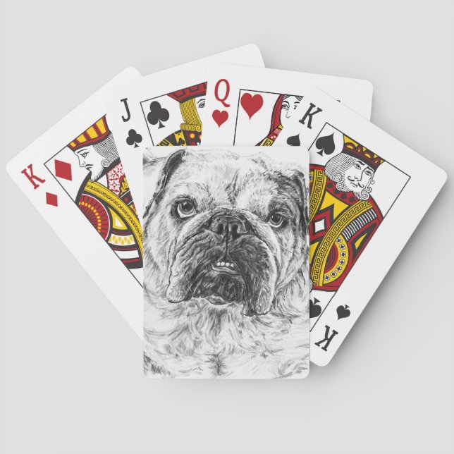 Las Cartas Clásicas de Juego de Las Divas Calvas (Reverso)