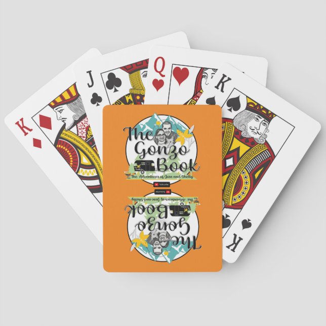 Las Cartas de Juego Clásicas del Libro Gonzo (Reverso)