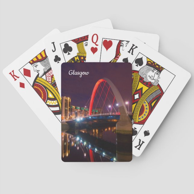 Las cartas de juego de Clyde Arc, Glasgow, Escocia (Reverso)