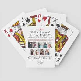Las cartas de juego de Whiskeys