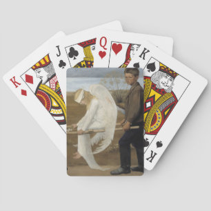 Las cartas de juego del Ángel Herido de Simberg