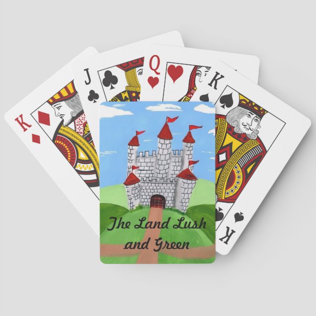 Las cartas de juego Land Lush y Green de JML (Reverso)