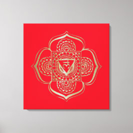Las Chakras Muladhara - Lienzo envuelto