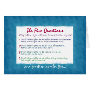 Las cinco cuestiones de Pesach