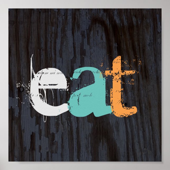 Las citas posters se comen en texto multicolor sob (Frente)