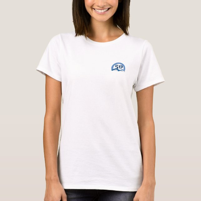 Las colinas para mujer dan vuelta a la camiseta de (Anverso)