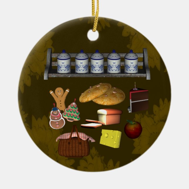 Las cookies tratan el ornamento de la cocina (Frente)